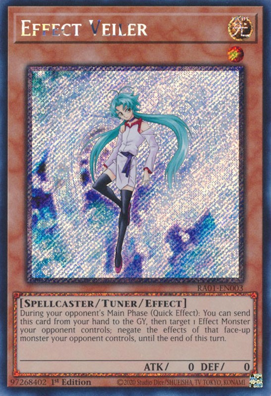 Effect Veiler [RA01-EN003] Platinum Secret Rare | Chromatic Games