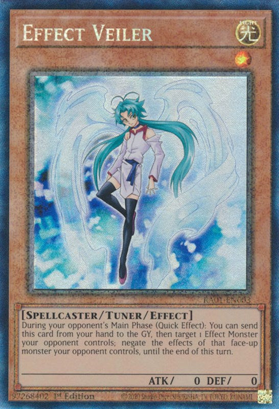 Effect Veiler [RA01-EN003] Prismatic Collector's Rare | Chromatic Games