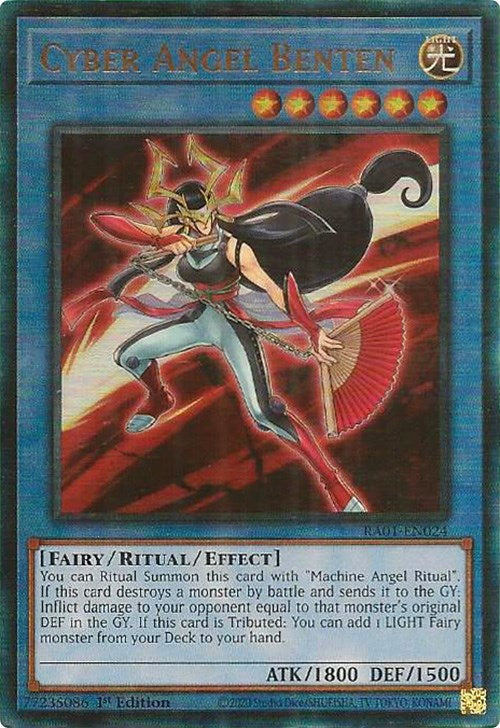 Cyber Angel Benten [RA01-EN024] Prismatic Ultimate Rare | Chromatic Games