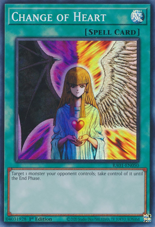 Change of Heart [RA01-EN050] Super Rare | Chromatic Games