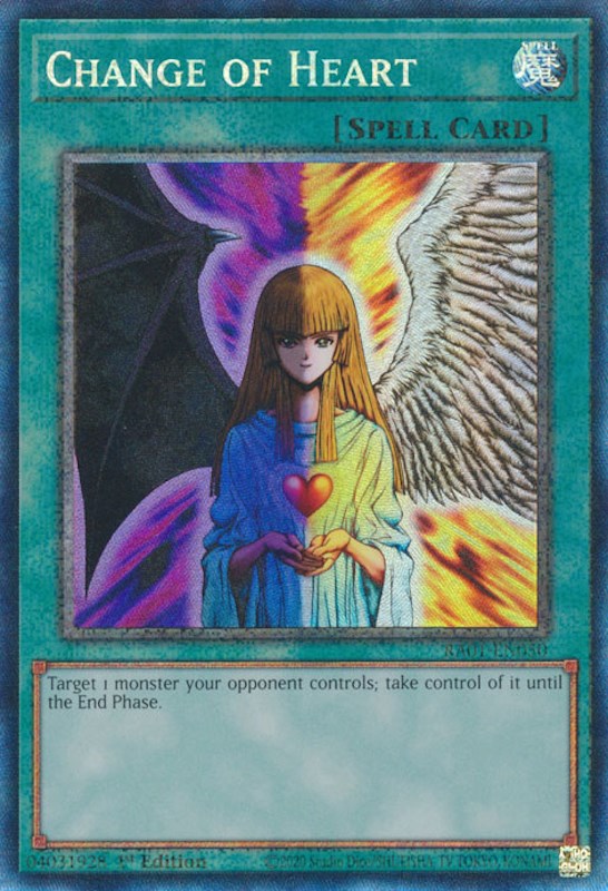 Change of Heart [RA01-EN050] Prismatic Collector's Rare | Chromatic Games