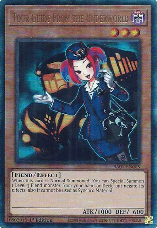 Tour Guide From the Underworld [RA01-EN005] Prismatic Ultimate Rare | Chromatic Games