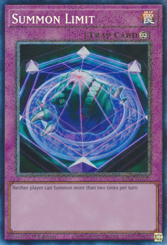 Summon Limit [RA01-EN070] Prismatic Collector's Rare | Chromatic Games