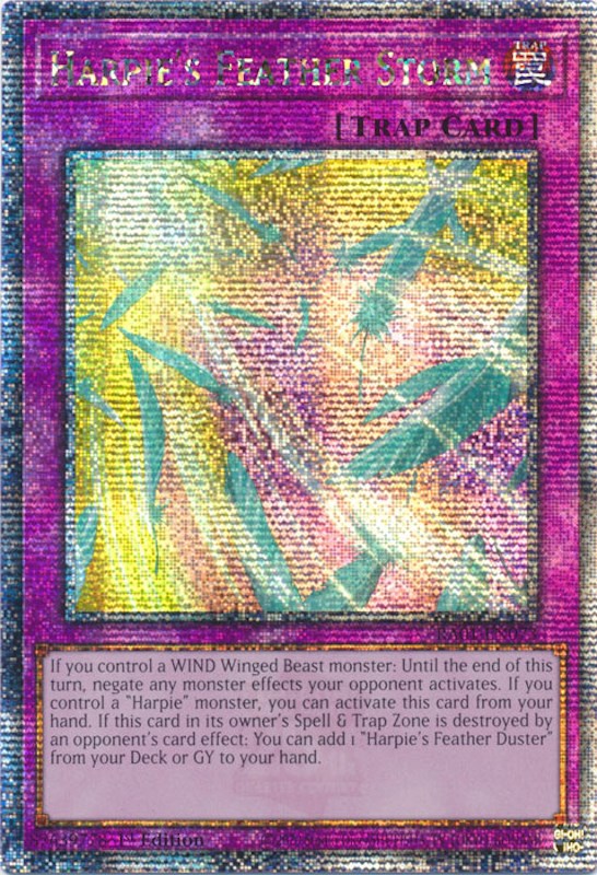 Harpie's Feather Storm [RA01-EN073] Quarter Century Secret Rare | Chromatic Games