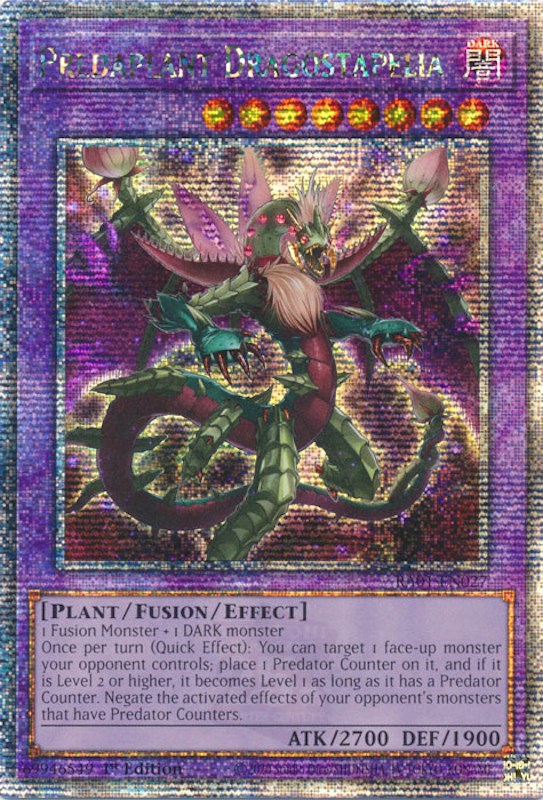 Predaplant Dragostapelia [RA01-EN027] Quarter Century Secret Rare | Chromatic Games