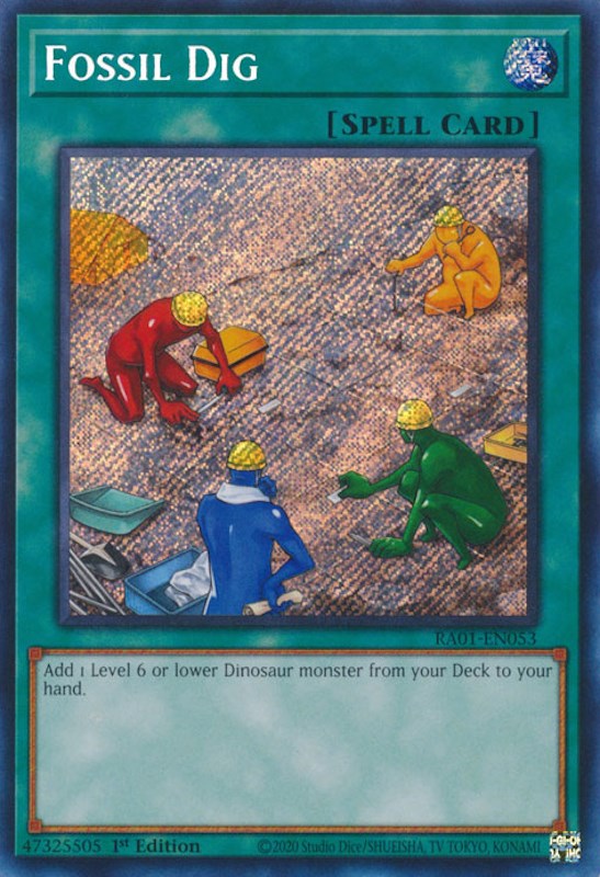 Fossil Dig [RA01-EN053] Secret Rare | Chromatic Games