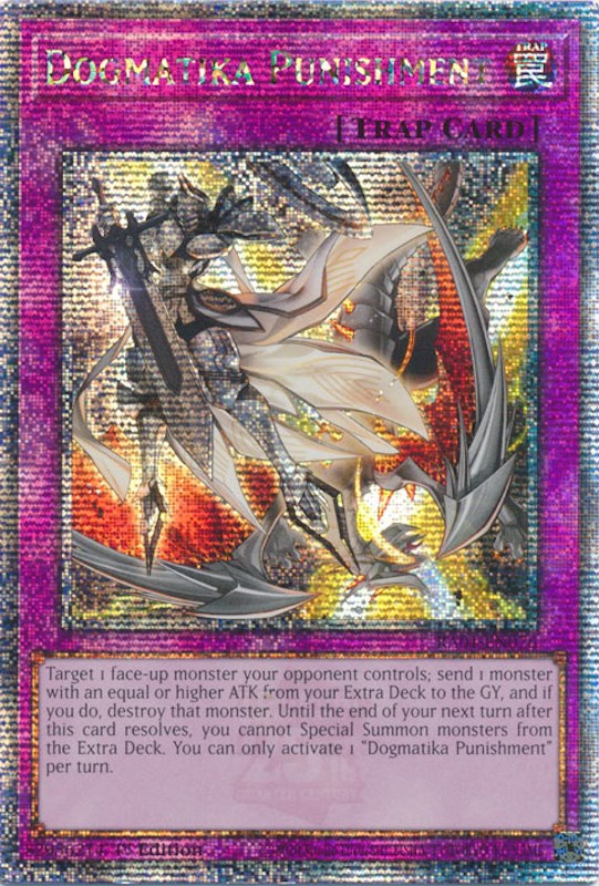 Dogmatika Punishment [RA01-EN076] Quarter Century Secret Rare | Chromatic Games