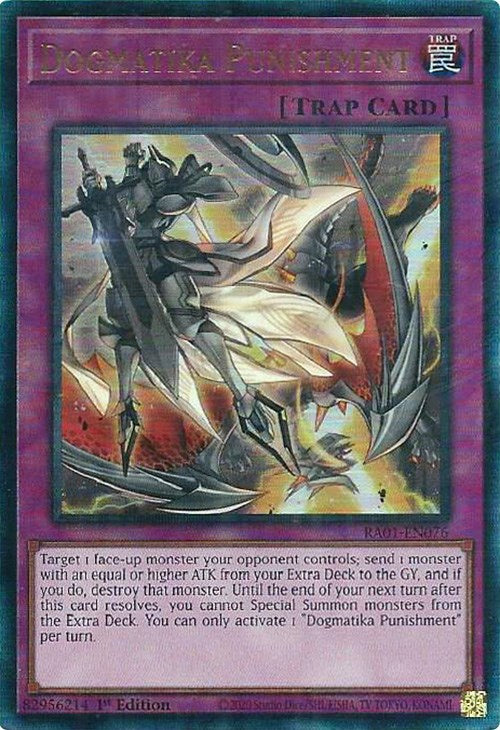 Dogmatika Punishment [RA01-EN076] Prismatic Ultimate Rare | Chromatic Games