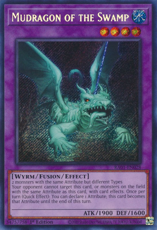 Mudragon of the Swamp [RA01-EN028] Secret Rare | Chromatic Games