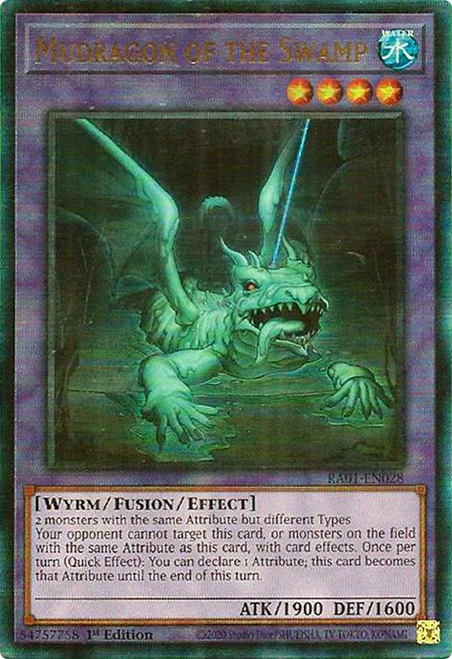 Mudragon of the Swamp [RA01-EN028] Prismatic Ultimate Rare | Chromatic Games