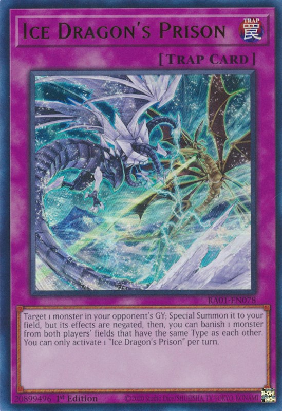 Ice Dragon's Prison [RA01-EN078] Ultra Rare | Chromatic Games