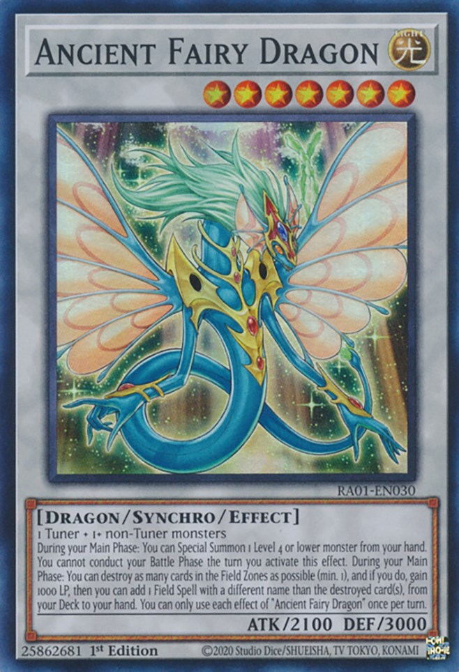 Ancient Fairy Dragon [RA01-EN030] Super Rare | Chromatic Games