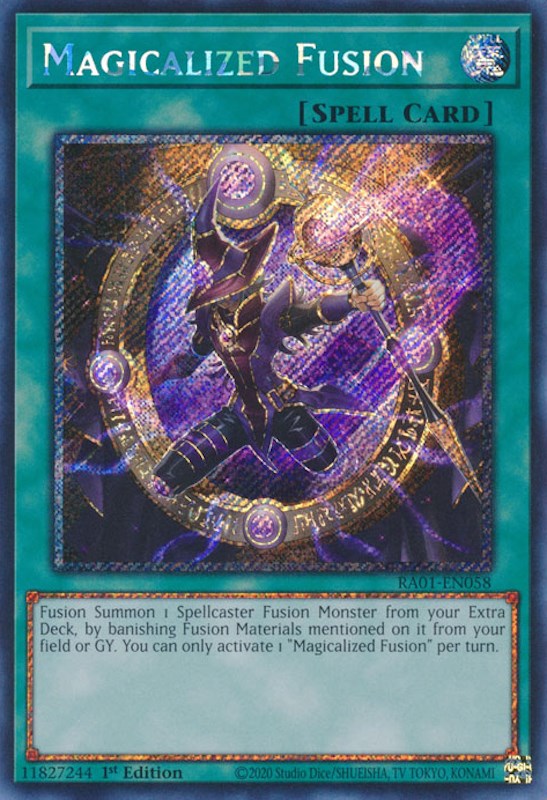 Magicalized Fusion [RA01-EN058] Platinum Secret Rare | Chromatic Games