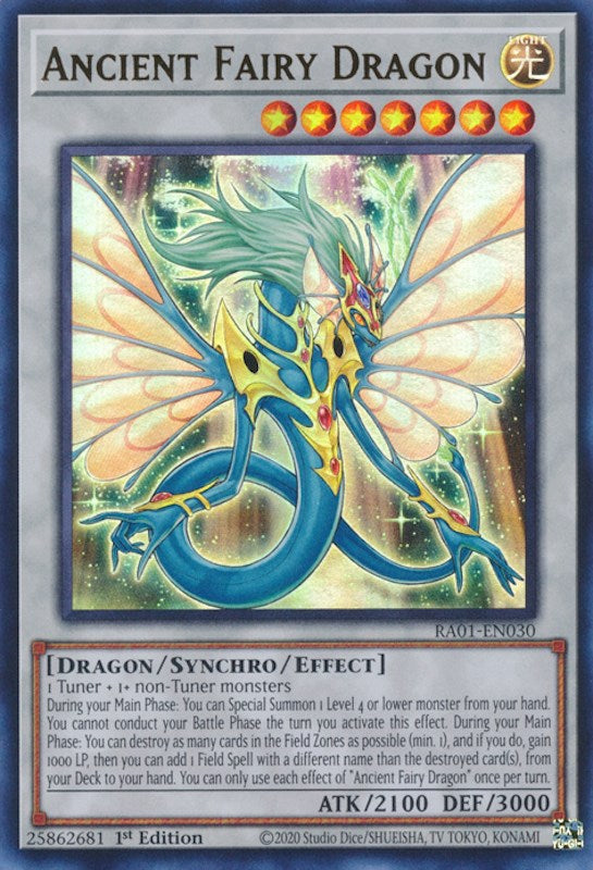 Ancient Fairy Dragon [RA01-EN030] Ultra Rare | Chromatic Games