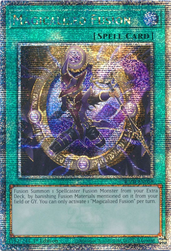 Magicalized Fusion [RA01-EN058] Quarter Century Secret Rare | Chromatic Games