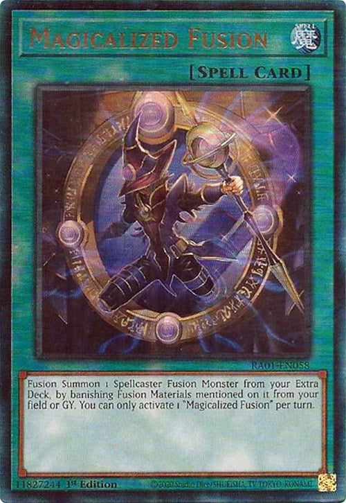 Magicalized Fusion [RA01-EN058] Prismatic Ultimate Rare | Chromatic Games