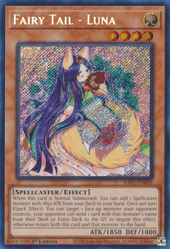 Fairy Tail - Luna [RA01-EN009] Secret Rare | Chromatic Games