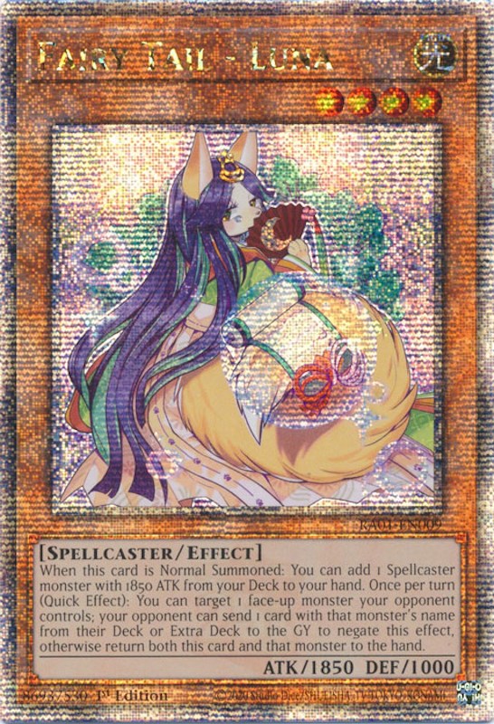 Fairy Tail - Luna [RA01-EN009] Quarter Century Secret Rare | Chromatic Games