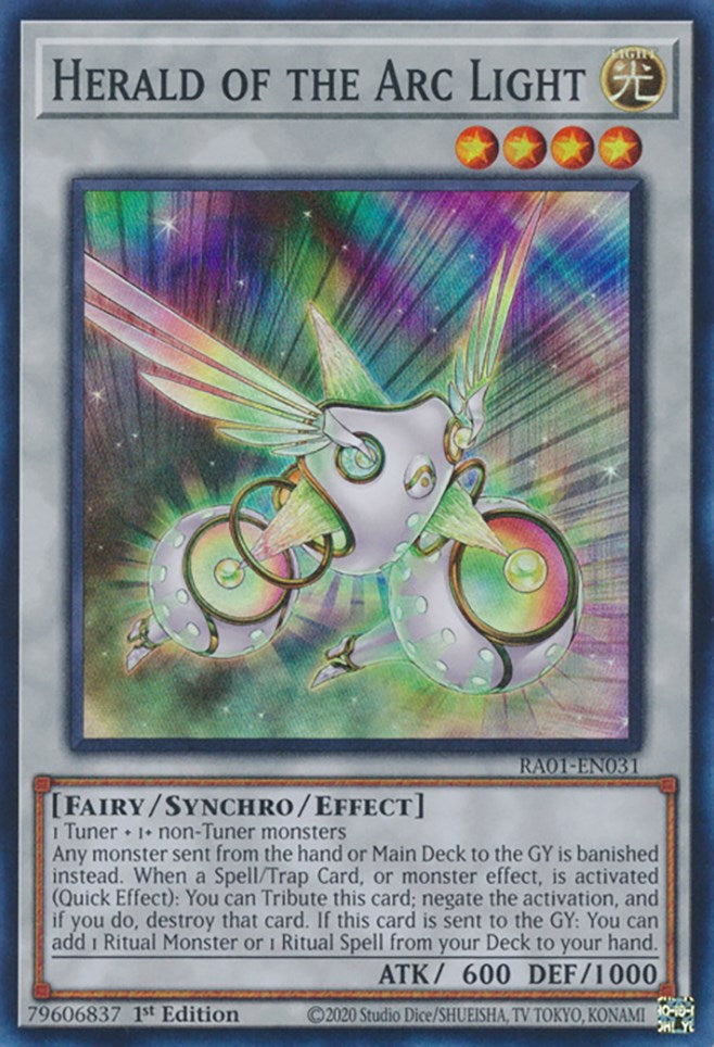Herald of the Arc Light [RA01-EN031] Super Rare | Chromatic Games