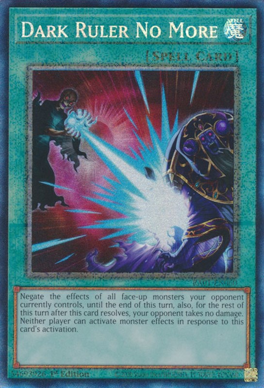 Dark Ruler No More [RA01-EN060] Prismatic Collector's Rare | Chromatic Games