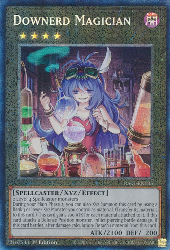 Downerd Magician [RA01-EN035] Prismatic Collector's Rare | Chromatic Games