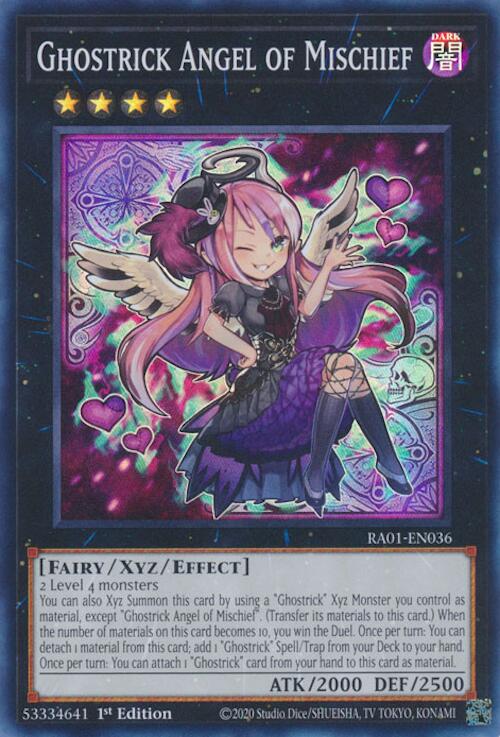 Ghostrick Angel of Mischief [RA01-EN036] Super Rare | Chromatic Games