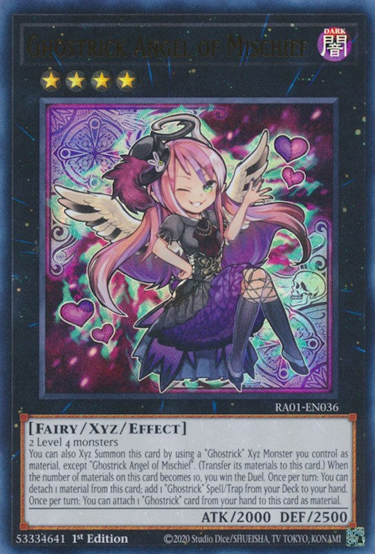 Ghostrick Angel of Mischief [RA01-EN036] Ultra Rare | Chromatic Games