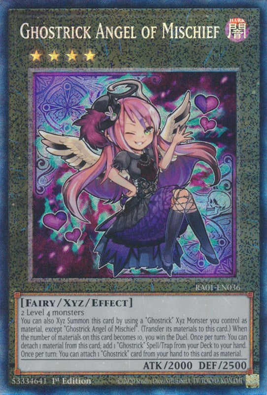 Ghostrick Angel of Mischief [RA01-EN036] Prismatic Collector's Rare | Chromatic Games