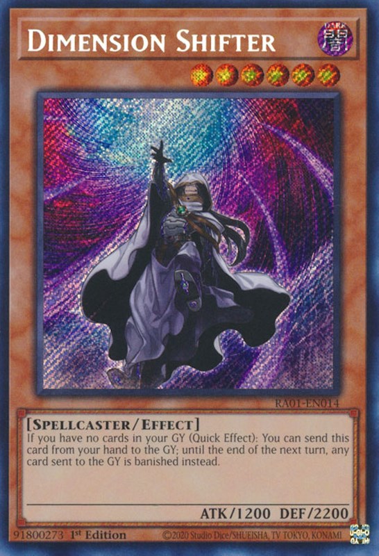 Dimension Shifter [RA01-EN014] Secret Rare | Chromatic Games