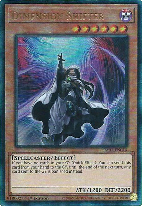 Dimension Shifter [RA01-EN014] Prismatic Ultimate Rare | Chromatic Games