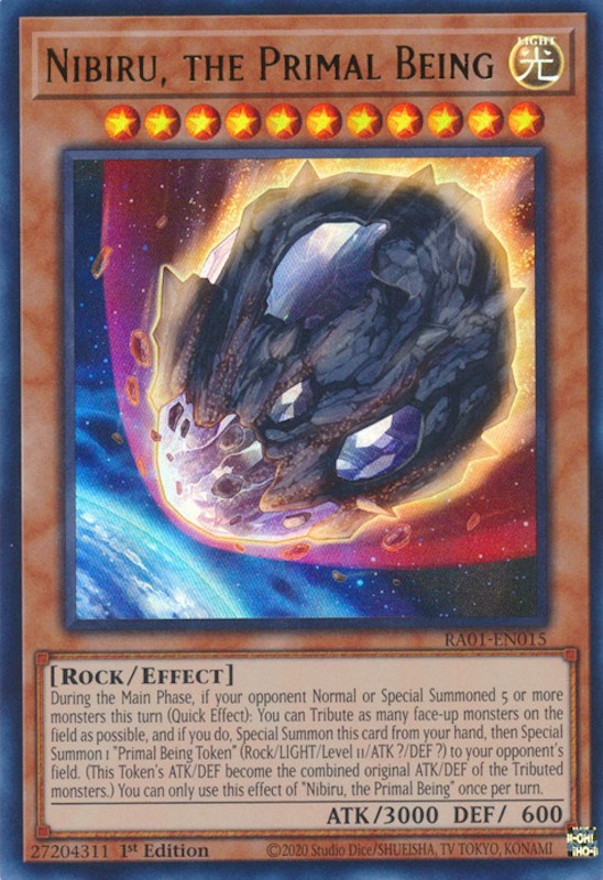 Nibiru, the Primal Being [RA01-EN015] Ultra Rare | Chromatic Games