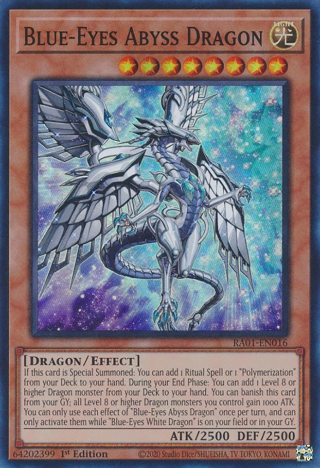 Blue-Eyes Abyss Dragon [RA01-EN016] Super Rare | Chromatic Games