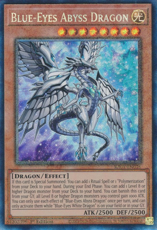 Blue-Eyes Abyss Dragon [RA01-EN016] Prismatic Collector's Rare | Chromatic Games