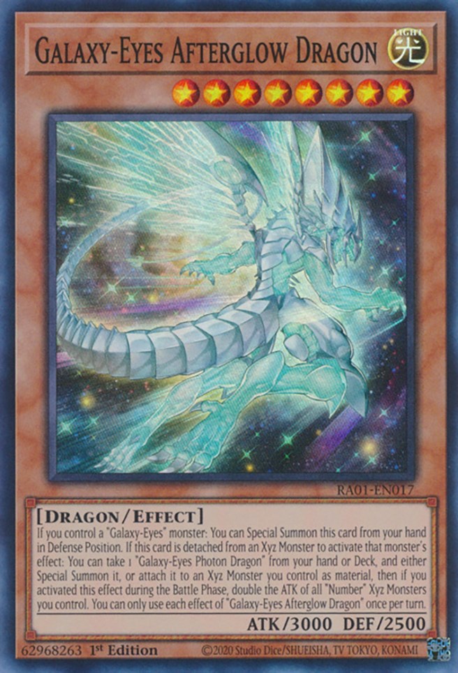 Galaxy-Eyes Afterglow Dragon [RA01-EN017] Super Rare | Chromatic Games