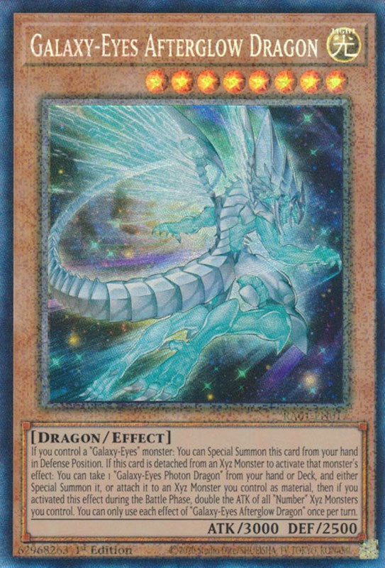 Galaxy-Eyes Afterglow Dragon [RA01-EN017] Prismatic Collector's Rare | Chromatic Games