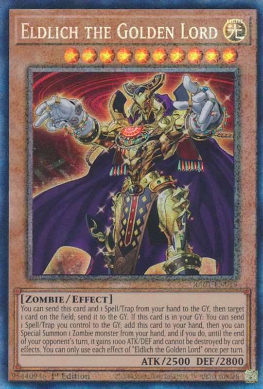 Eldlich the Golden Lord [RA01-EN019] Prismatic Collector's Rare | Chromatic Games
