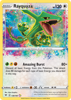 Rayquaza (138/185) [Sword & Shield: Vivid Voltage] | Chromatic Games