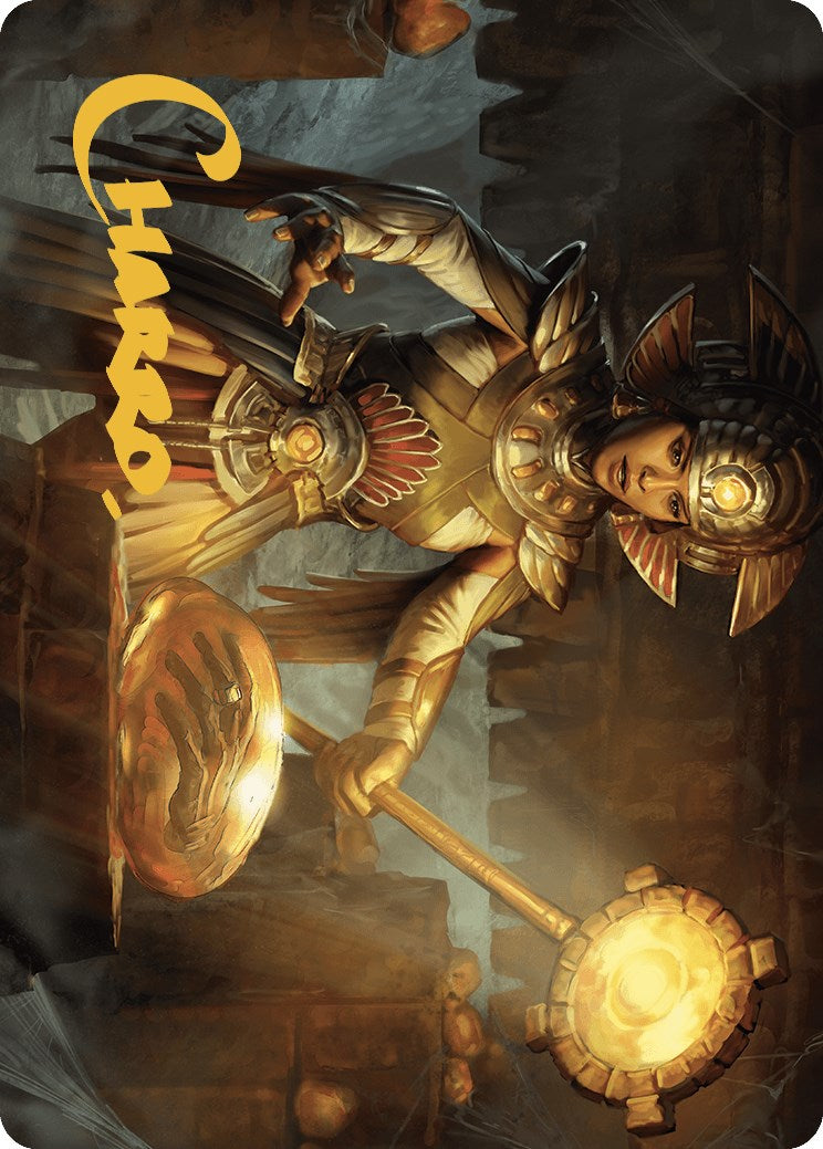 Curator of Sun's Creation Art Card (Gold-Stamped Signature) [The Lost Caverns of Ixalan Art Series] | Chromatic Games