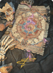 Map Token Art Card (Gold-Stamped Signature) [The Lost Caverns of Ixalan Art Series] | Chromatic Games