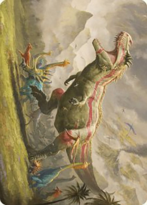 Ghalta, Stampede Tyrant Art Card [The Lost Caverns of Ixalan Art Series] | Chromatic Games