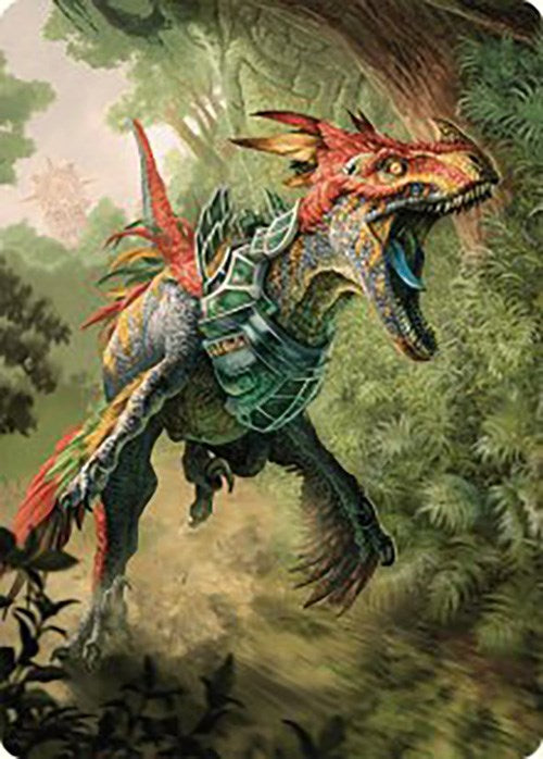 Dinosaur Token Art Card [The Lost Caverns of Ixalan Art Series] | Chromatic Games