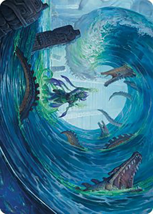 Wave Goodbye Art Card [The Lost Caverns of Ixalan Art Series] | Chromatic Games