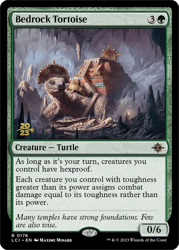 Bedrock Tortoise [The Lost Caverns of Ixalan Prerelease Cards] | Chromatic Games