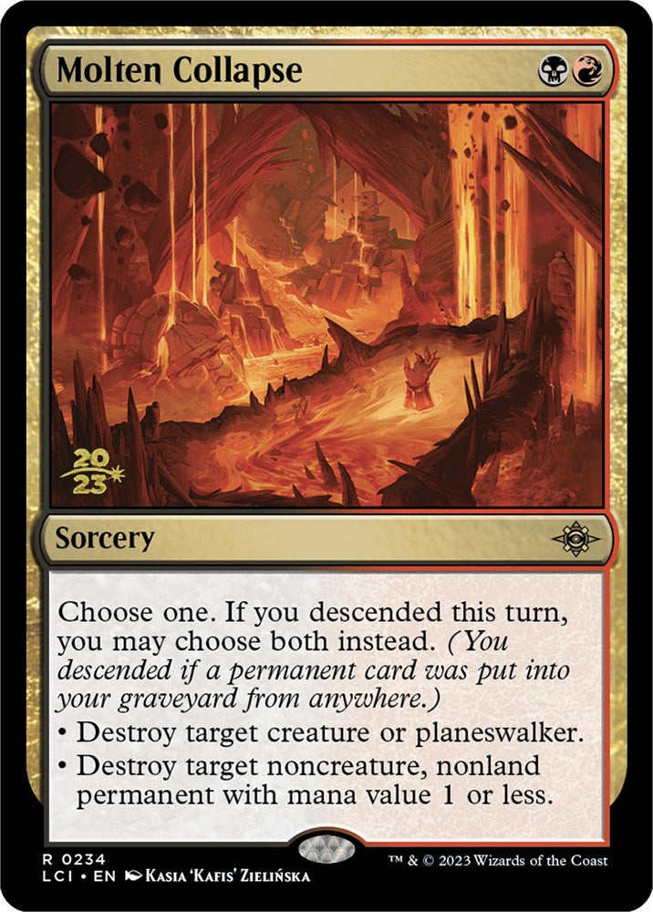 Molten Collapse [The Lost Caverns of Ixalan Prerelease Cards] | Chromatic Games