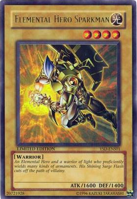 Elemental HERO Sparkman [YSD-ENS01] Ultra Rare | Chromatic Games