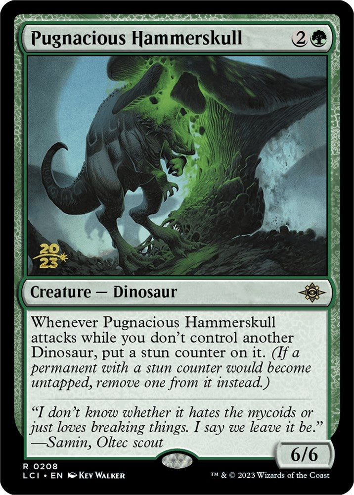 Pugnacious Hammerskull [The Lost Caverns of Ixalan Prerelease Cards] | Chromatic Games