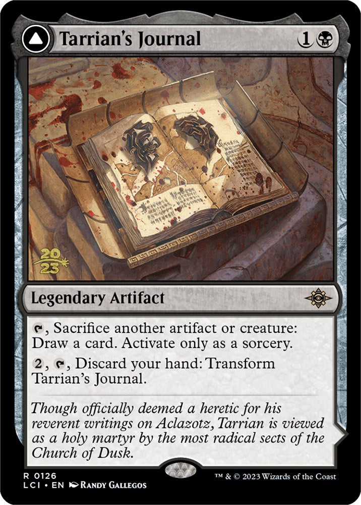 Tarrian's Journal // The Tomb of Aclazotz [The Lost Caverns of Ixalan Prerelease Cards] | Chromatic Games