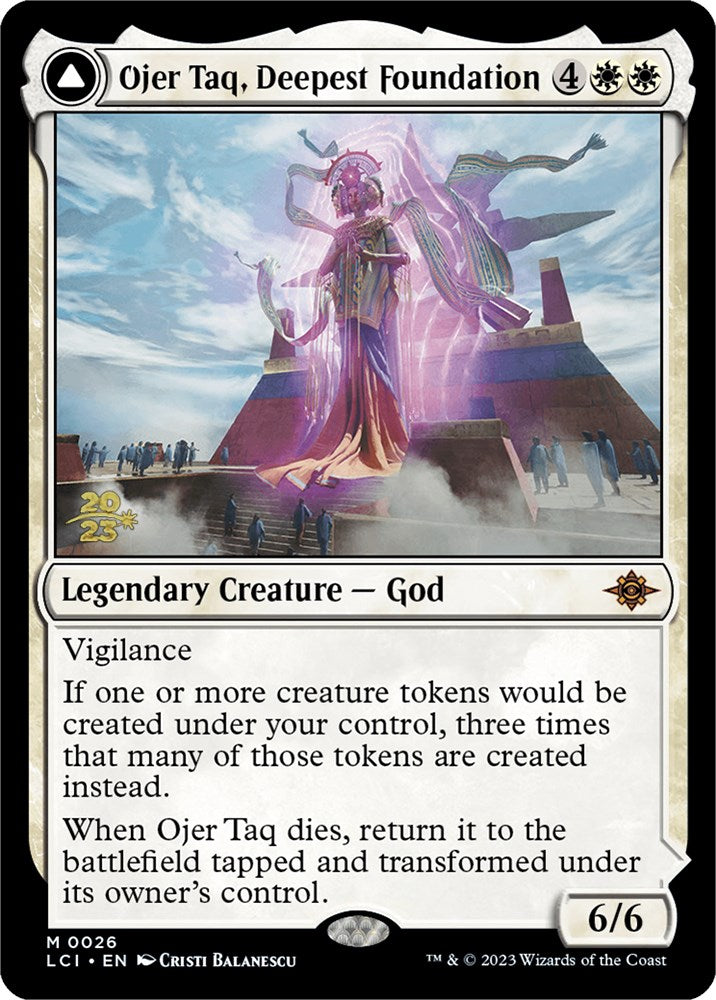 Ojer Taq, Deepest Foundation // Temple of Civilization [The Lost Caverns of Ixalan Prerelease Cards] | Chromatic Games