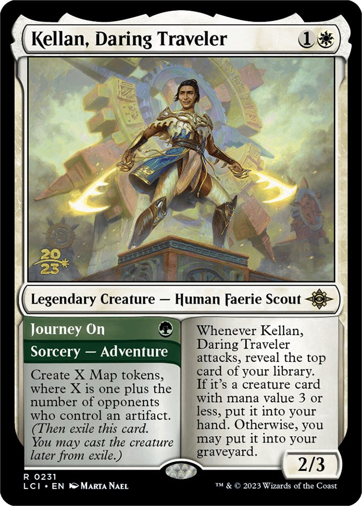 Kellan, Daring Traveler [The Lost Caverns of Ixalan Prerelease Cards] | Chromatic Games