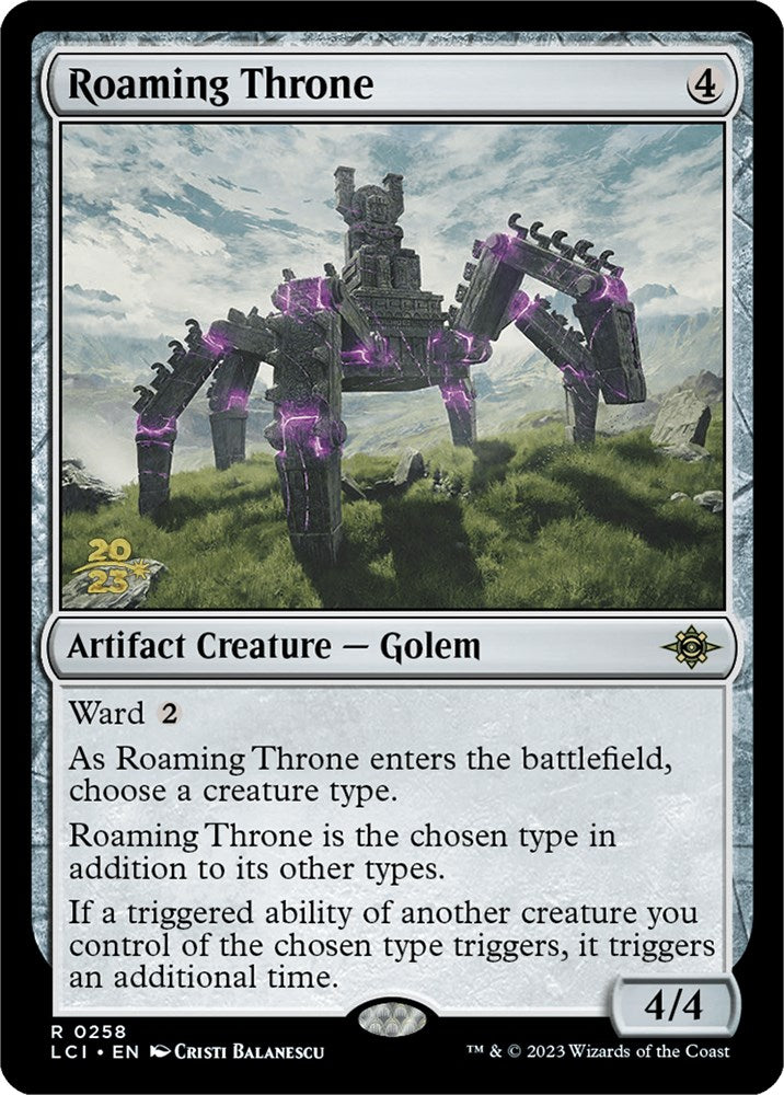 Roaming Throne [The Lost Caverns of Ixalan Prerelease Cards] | Chromatic Games